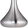 3_360 Lighting Moderne Droplet 17" High Brushed Nickel Accent Table Lamp more views