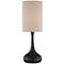 360 Lighting Moderne Droplet 24 1/2" Bronze Modern Table Lamp
