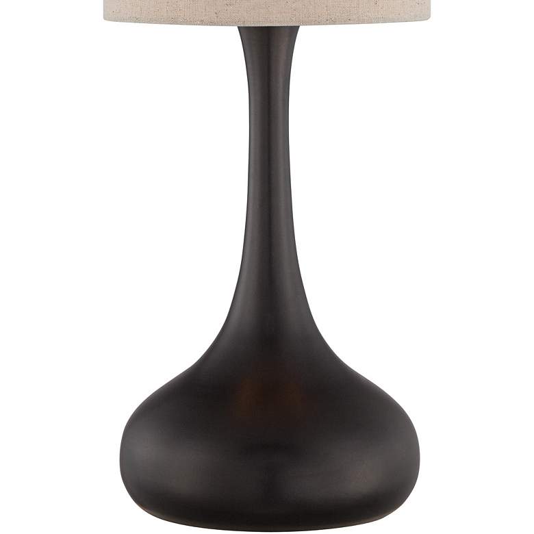 Image 3 360 Lighting Moderne Droplet 24 1/2" Bronze Modern Table Lamp more views