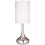 Thumbnail3 of 360 Lighting Moderne Droplet 24 1/2" Brushed Nickel Modern Table Lamp