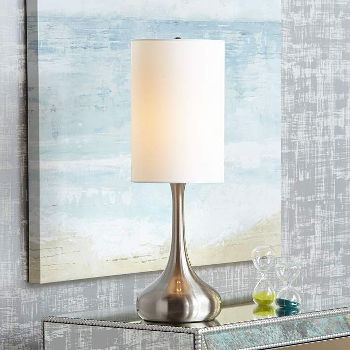 Bedside Lamps Plus Brushed Nickel Nightstand Lamps Regency Hill