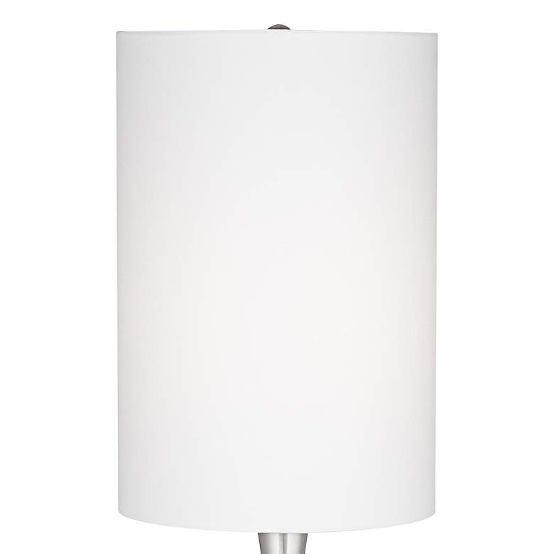 Image 4 360 Lighting Moderne Droplet 24 1/2" Brushed Nickel Modern Table Lamp more views