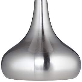 Image5 of 360 Lighting Moderne Droplet 24 1/2" Brushed Nickel Modern Table Lamp more views