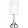360 Lighting Moderne Droplet 24 1/2" Brushed Nickel Modern Table Lamp in scene