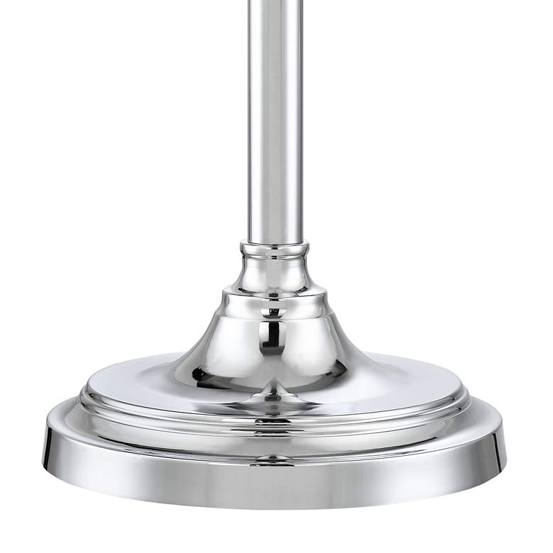 Image 5 360 Lighting Montrose 61" Polished Steel Crystal Floor Lamps Set of 2 more views