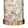 360 Lighting Mother of Pearl 23" High Table Lamp with Dimmer