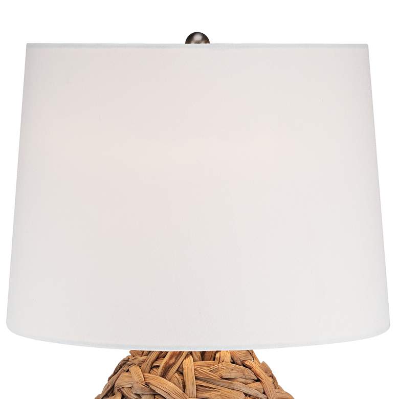 Image 3 360 Lighting Nantucket 26" Natural Seagrass Coastal Modern Lamps Set more views