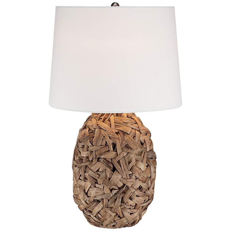 Image 3 360 Lighting Nantucket 26 inch Natural Seagrass Modern Coastal Table Lamp