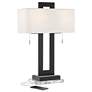 Watch A Video About the 360 Lighting Neil Open Rectangular USB Table Lamp