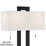 3_360 Lighting Neil 27" Metal USB Table Lamp with Black Marble Riser more views
