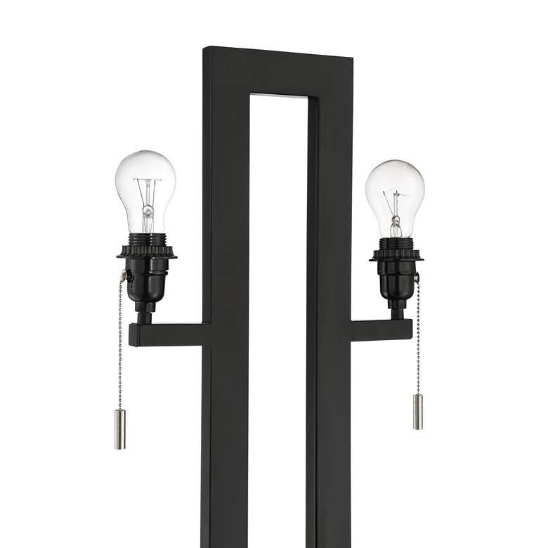 Image 3 360 Lighting Neil 27" Metal USB Table Lamp with Black Marble Riser more views