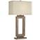 360 Lighting Nigel Open Window 30" Sand Finish Modern Table Lamp