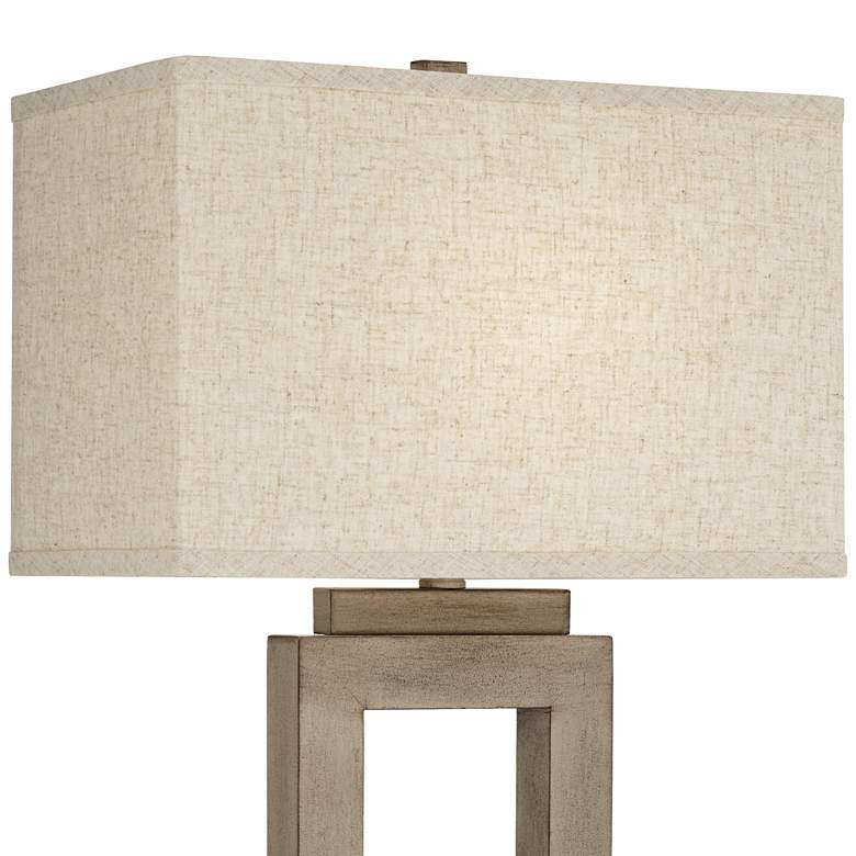 Image 4 360 Lighting Nigel Open Window 30 inch Sand Finish Modern Table Lamp more views