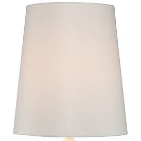 Image4 of 360 Lighting Night Owl 19" High White Ceramic Accent Table Lamp more views