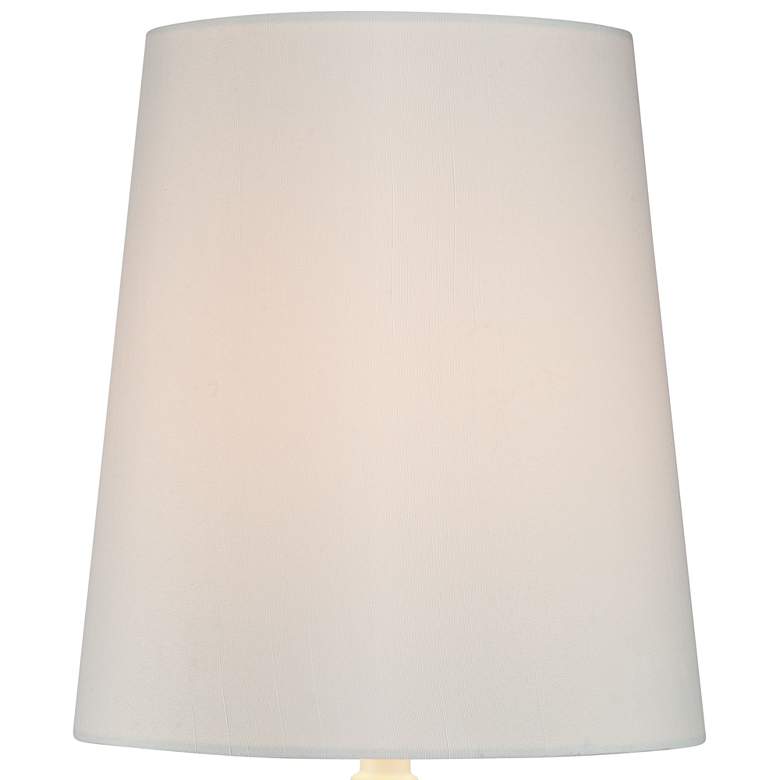Image 4 360 Lighting Night Owl 19" High White Ceramic Accent Table Lamp more views