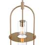 4_360 Lighting Optimus 12" Wide Warm Brass Oval Mini Pendant more views