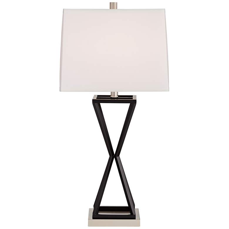 Image 6 360 Lighting Opus 30 inch High Bronze Open Geometric Table Lamps Set of 2 more views