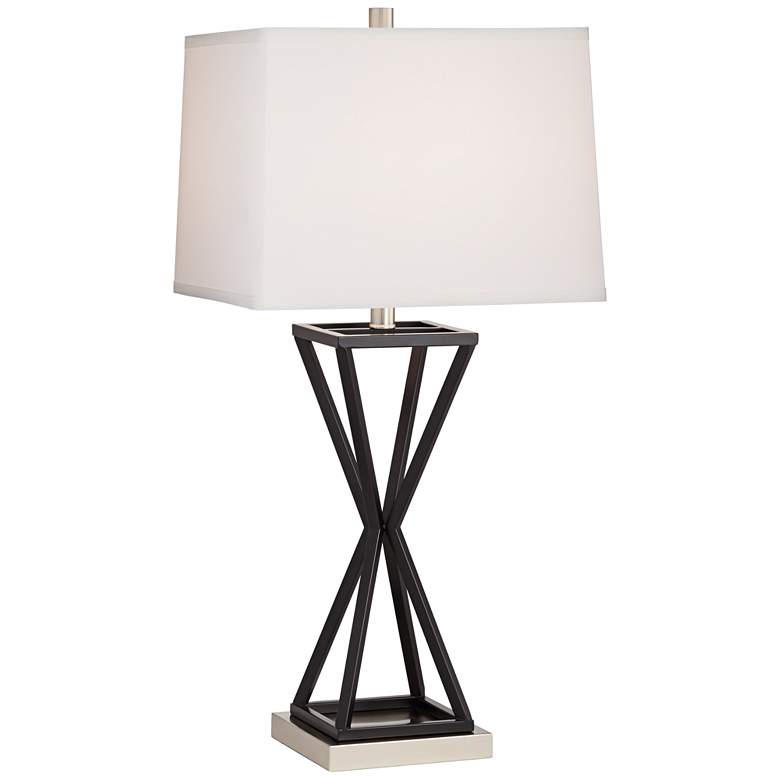 Image 3 360 Lighting Opus 30" High Oil-Rubbed Bronze Open Concave Table Lamp