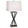 360 Lighting Opus 30" High Oil-Rubbed Bronze Open Concave Table Lamp in scene