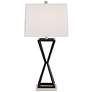 360 Lighting Opus 30" High Oil-Rubbed Bronze Open Concave Table Lamp in scene