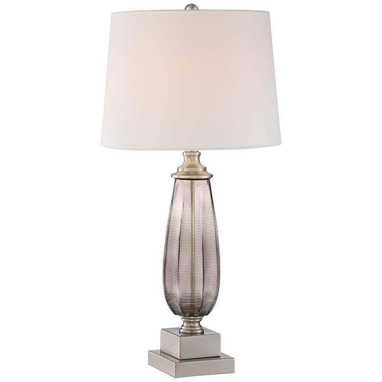 Image 2 360 Lighting Palmer 28" High Ribbed Glass Modern Table Lamp