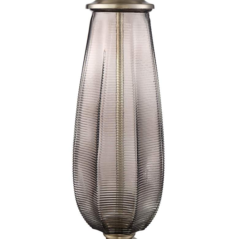 Image 5 360 Lighting Palmer 28" High Ribbed Glass Modern Table Lamp more views
