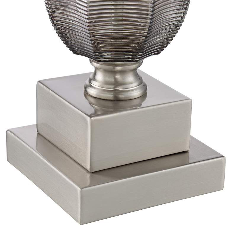 Image 6 360 Lighting Palmer 28" High Ribbed Glass Modern Table Lamp more views