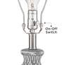 5_360 Lighting Patrick 26 1/4" Gray White Ceramic Lamp with USB Dimmer more views