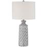 360 Lighting Patrick 26 1/4" Gray Whitewash Modern Ceramic Table Lamp