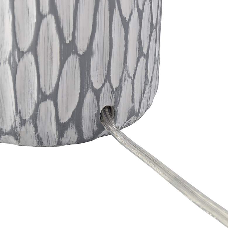 Image 7 360 Lighting Patrick 26 1/4 inch Gray Whitewash Modern Ceramic Table Lamp more views