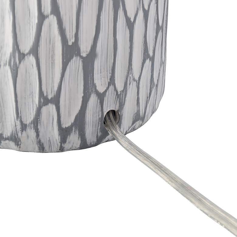 Image 7 360 Lighting Patrick 26 1/4" Whitewash Ceramic Table Lamps Set of 2 more views