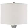 3_360 Lighting Patrick 27 1/4" Gray and White Ceramic Lamp with Riser more views