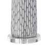 5_360 Lighting Patrick 27 1/4" Gray and White Ceramic Lamp with Riser more views