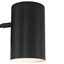 6_360 Lighting Patt 7" Black Cylinder Plug-In Wall Lamp with USB Port more views