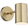 2_360 Lighting Patt 7" High Brass Modern Wall Sconce