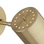 3_360 Lighting Patt 7" High Brass Modern Wall Sconce more views
