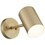 5_360 Lighting Patt 7" High Brass Modern Wall Sconce more views
