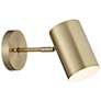 7_360 Lighting Patt 7" High Brass Modern Wall Sconce more views