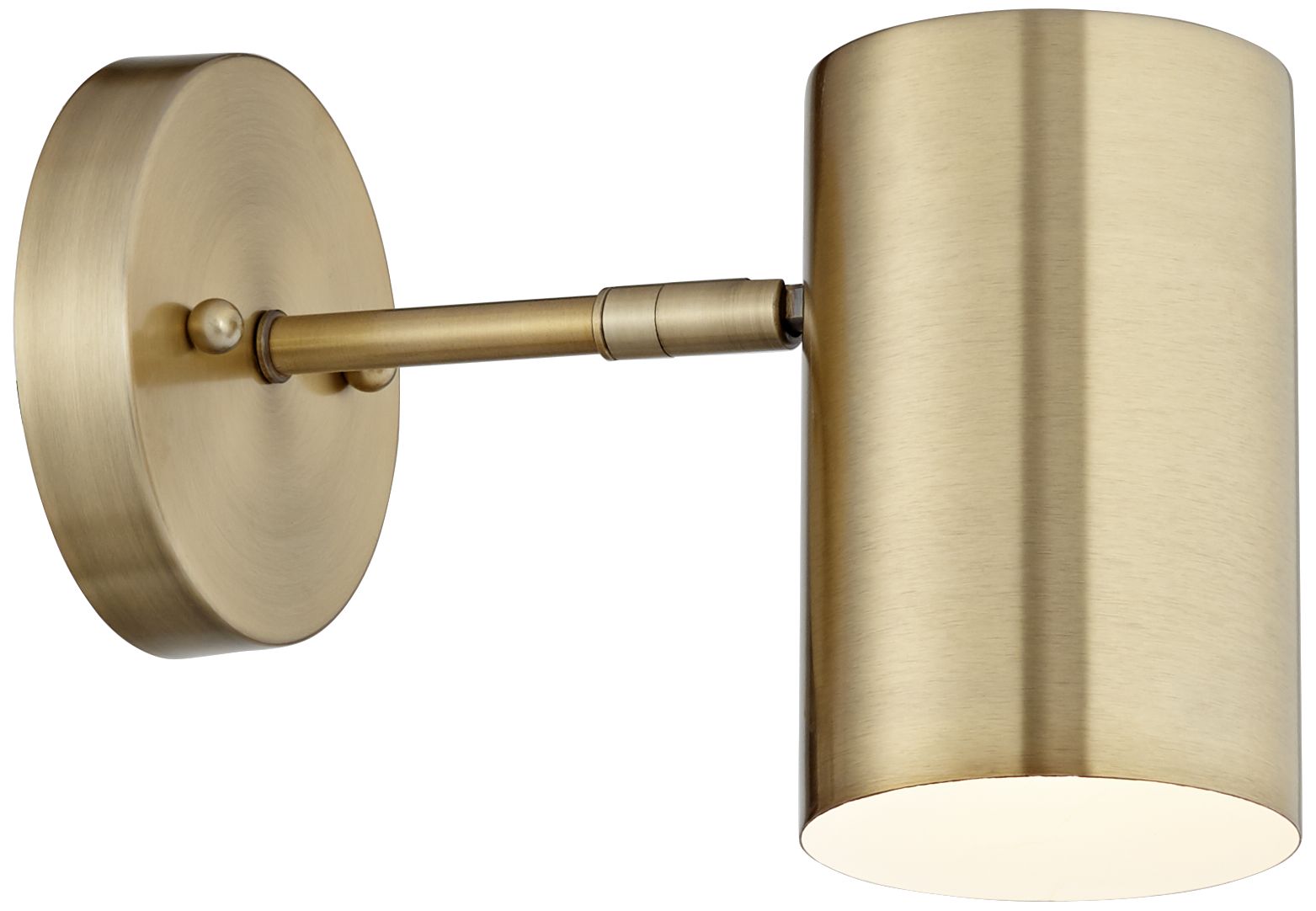 360 Lighting Patt 7" High Brass Modern Wall Sconce