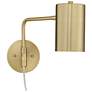 6_360 Lighting Patt Brushed Brass Swing Arm Plug-In Wall Lamps Set of 2 more views