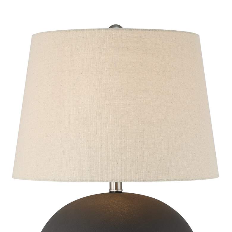 Image 5 360 Lighting Paulo 24 1/2" High Matte Black Ceramic Pot Table Lamp more views