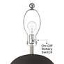 6_360 Lighting Paulo 24 1/2" High Matte Black Ceramic Pot Table Lamp more views