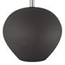 7_360 Lighting Paulo 24 1/2" High Matte Black Ceramic Pot Table Lamp more views