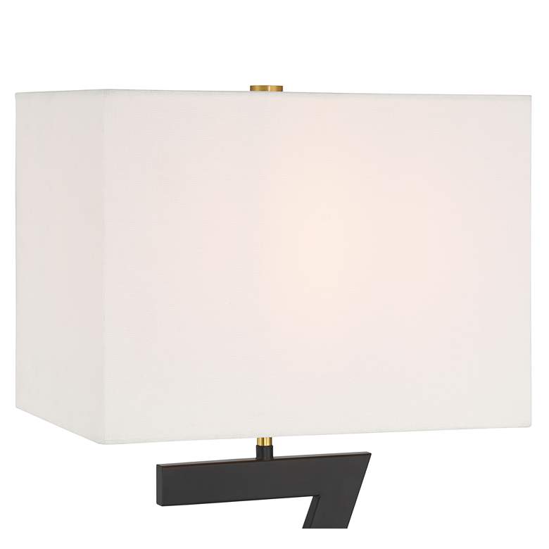 Image 3 360 Lighting Pellana 26" Z-Base Table Lamp with USBs and Power Outlet more views