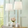 1_360 Lighting Phoebe 28 1/2" Luxe Gold and Marble Buffet Lamps Set of 2