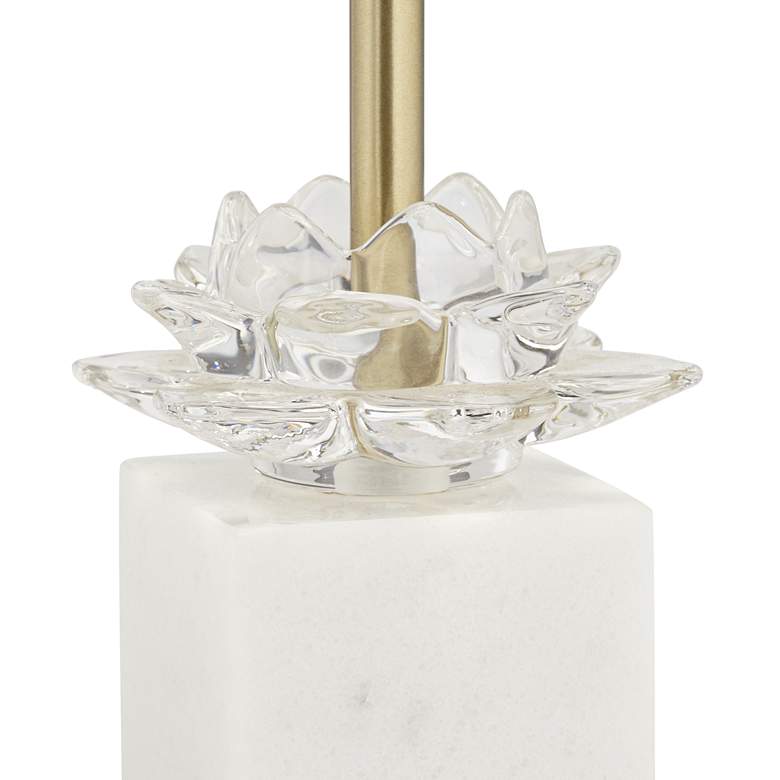 Image 5 360 Lighting Phoebe 28 1/2" Luxe Gold and Marble Buffet Lamps Set of 2 more views