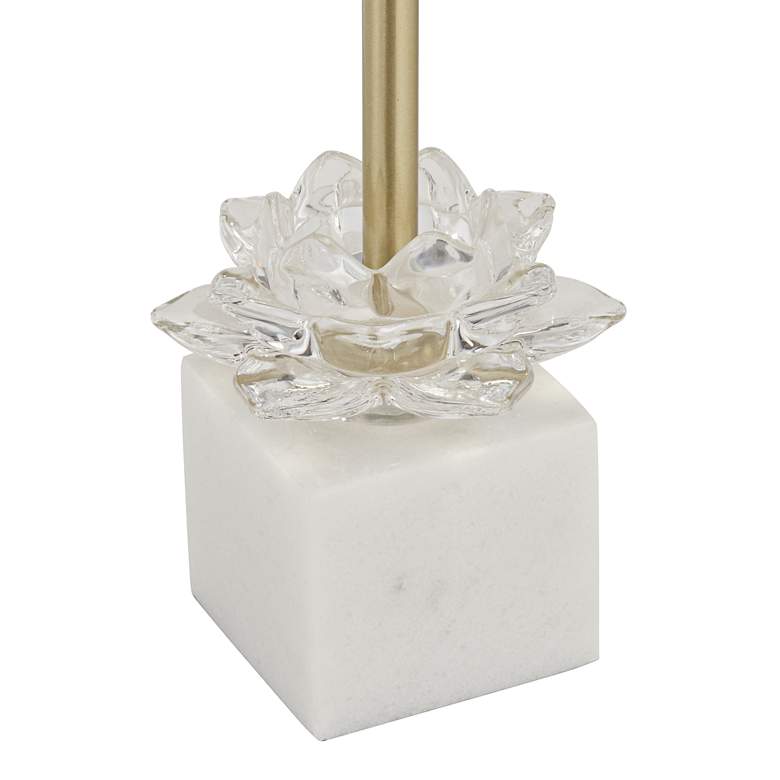Image 6 360 Lighting Phoebe 28 1/2" Luxe Gold and Marble Buffet Lamps Set of 2 more views