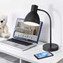 360 Lighting Piper Adjustable Gooseneck Black USB Desk Lamps Set of 2
