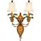360 Lighting Polynesian Paradise 27" High Dark Honey Plug-In Wall Lamp