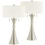 3_360 Lighting Rachel 28" Column Table Lamps Set of 2 with Smart Sockets